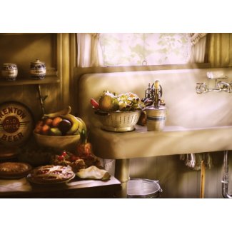 Kitchen - A 1930's Kitchen card