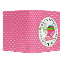 Kitchen Accessories Recipe Binder binder