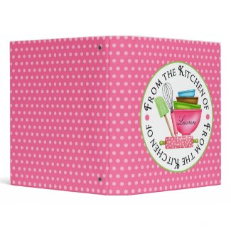 Kitchen Accessories Recipe Binder binder