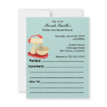Kitchen and Recipe Shower Personalized Invitation