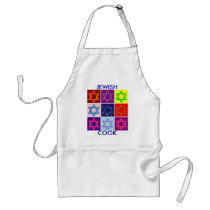 KITCHEN APRON - JEWISH COOK WITH JEWISH STARS by libertydogmerch KITCHEN APRON - JEWISH COOK WITH JEWISH STARS
