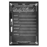 Kitchen Blackboard Dinner Menu Dry Erase Board