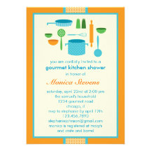Kitchen Bridal Shower Invitation