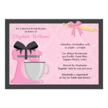 Kitchen Bridal Shower Invitation