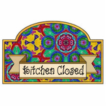 Kitchen Closed - Decorative Sign Cut Outs