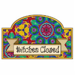 Kitchen Closed - Decorative Sign photo sculptures