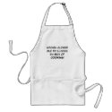 Kitchen Closed Due To Illness I'm Sick of COOKING! aprons by CaringHearts Kitchen Closed Due To Illness I'm Sick of COOKING! aprons