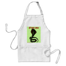 Kitchen cobra funny apron design by vitaliy Kitchen cobra funny apron design