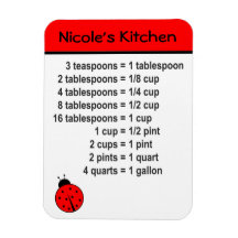 Kitchen Conversion Vinyl Magnet
