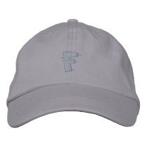 Kitchen Craft Letter F embroidered hats by ZazzleEmbroidery Kitchen Craft Letter F embroidered hats