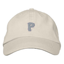 Kitchen Craft Letter P embroidered hats by ZazzleEmbroidery Kitchen Craft Letter P embroidered hats