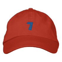 Kitchen Craft Number 7 embroidered hats
