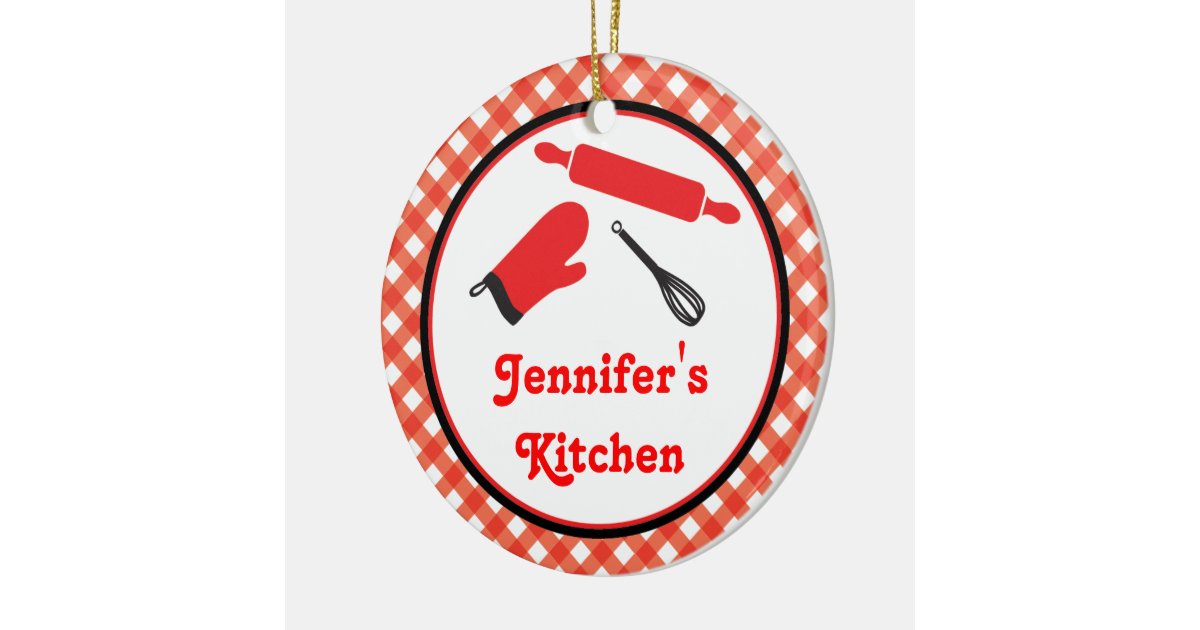 Kitchen Family Recipe Ornament Zazzle