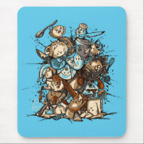 Kitchen Fight mousepads