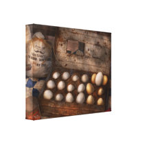 Kitchen - Food - Eggs - 18 eggs canvas prints