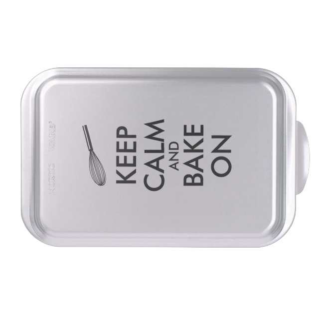 Kitchen Gifts Cake Pan Keep Calm and Bake On Whisk-2