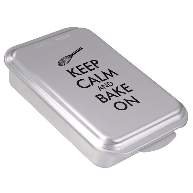 Kitchen Gifts Cake Pan Keep Calm and Bake On Whisk-3