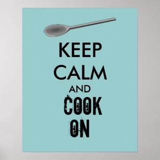 Kitchen Gifts Keep Calm and Cook On Spoon