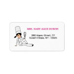 Kitchen Girl Address Label
