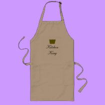 KITCHEN KING - apron - a royalty design aprons