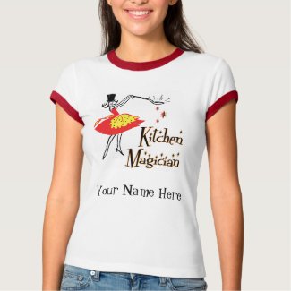 Kitchen Magician Retro Cooking Art shirt