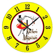 Kitchen Magician Retro Numbers Wall Clock wall clocks