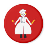 Kitchen Martzkin Red Chefette?s Magnet Kitchen Martzkin Red Chefette?s Magnet