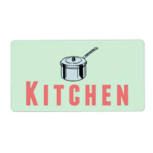 Kitchen Moving Box Label Sticker