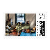 Kitchen - Old fashioned kitchen Postage Stamps