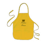 KITCHEN PRINCE - apron - a royalty design