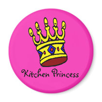 Kitchen Princess Magnet magnets