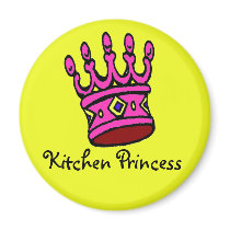 Kitchen Princess Magnet magnets