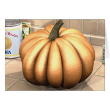Kitchen Pumpkin Card