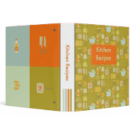 Kitchen Recipes Binder binder