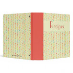 Kitchen recipes binder