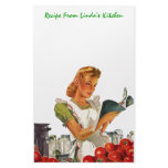 Kitchen Recipes Personal Stationery EZ2Customize