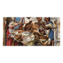 Kitchen Scene By Jordaens Jacob Photo Cards