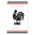 kitchen, dinning, red, rooster, food, decor,