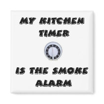 Kitchen Timer/Smoke Alarm Magnet by jduncan29 Kitchen Timer/Smoke Alarm Magnet