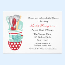Kitchen Tools Bridal Shower Invitation invitations