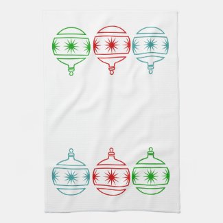 Kitchen Towel -Christmas Ornaments