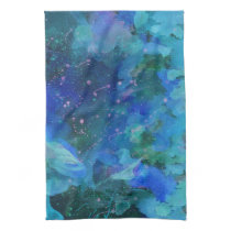 Kitchen Towel--Graffiti in Blue
