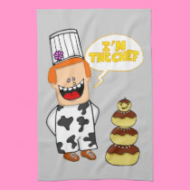 kitchen towel "I'm the Chef" kitchen towels