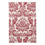Kitchen Towel...red and white damask kitchen towels