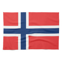 Kitchen towel with Flag of Norway kitchen towels