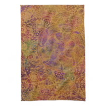 Kitchen Towels--Golden Tapestry