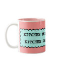 Kitchen Tricks mugs by clarachandler Kitchen Tricks mugs