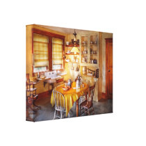 Kitchen - Typical farm kitchen canvas prints
