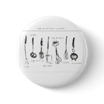 Kitchen utensils buttons by tar101672 Kitchen utensils buttons