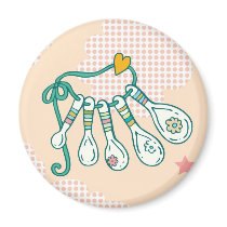 Kitchen Utensils - Measuring Spoons magnets